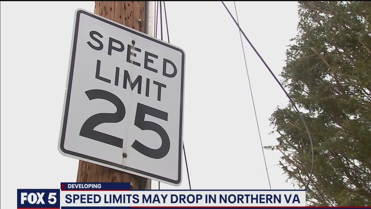Speed limits may drop in Northern Virginia